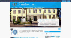 Desktop Screenshot of comune.biandronno.va.it